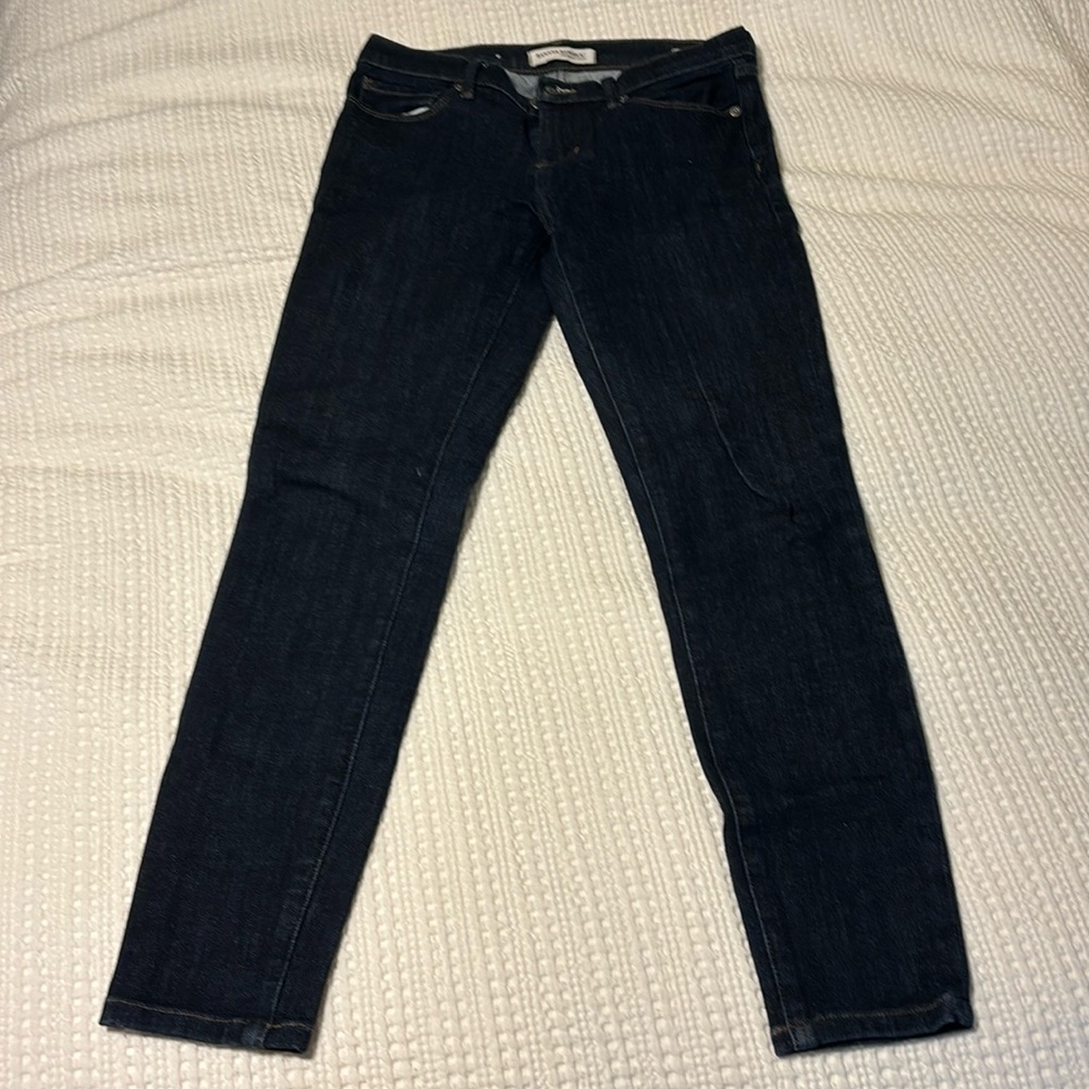 Banana Republic Dark Blue Skinny Jeans | Size: 26